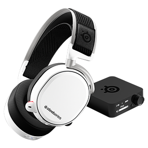 SteelSeries（赛睿） Arctis Pro Wireless 寒冰 专业无线版 游戏耳机 白色